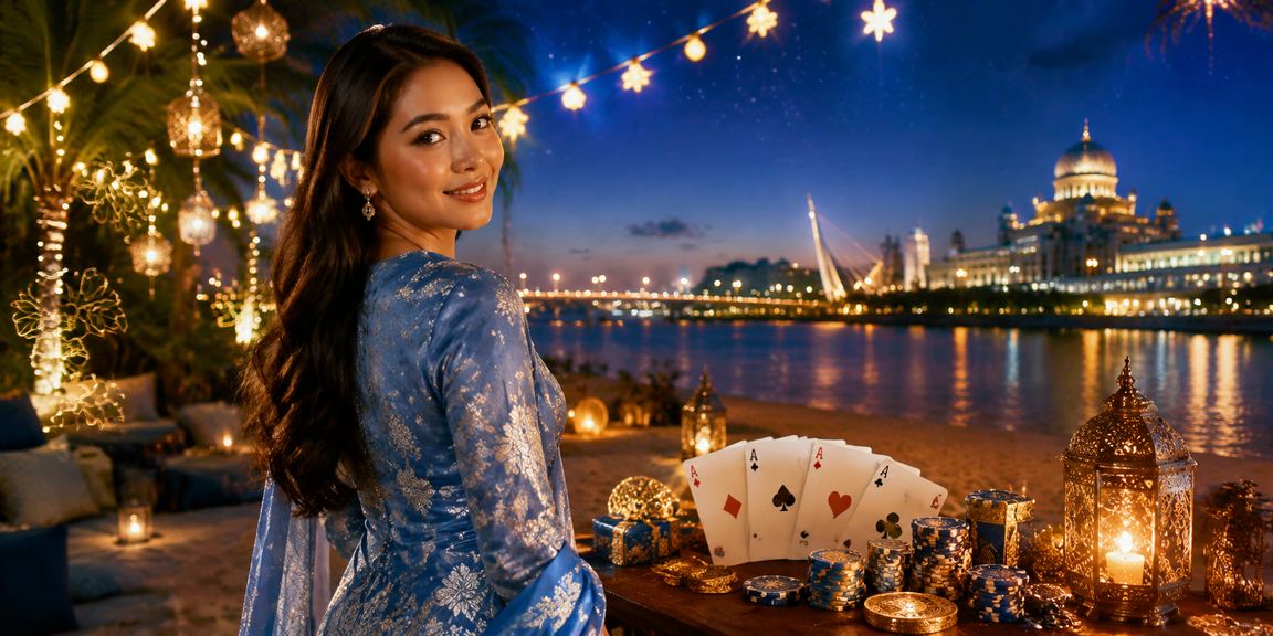 Aktiviti permainan kad Rummy semasa perayaan di Malaysia